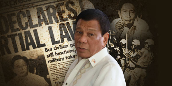 Duterte Marcos Martial Law