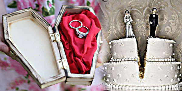 marriage wedding ring coffin
