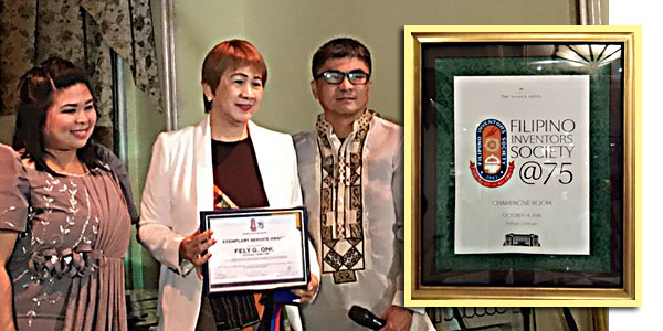 Fely Guy Ong Krystall Filipino Inventors Society FIS