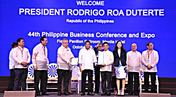 Jaime Fresnedi Rodrigo Duterte Muntinlupa Most Business-Friendly LGU