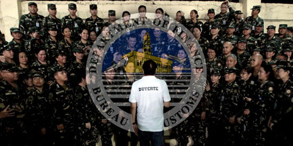 Rodrigo Duterte AFP Bureau of Customs BoC