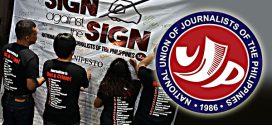 NUJP’s “Sign Against the Sign” campaign dapat suportahan ng media workers