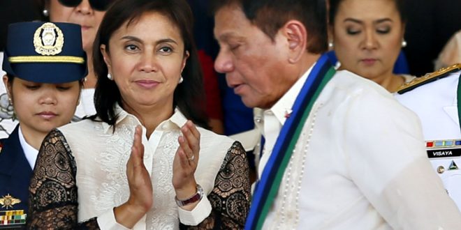 VP Leni Robredo and Pres. Rodrigo Duterte