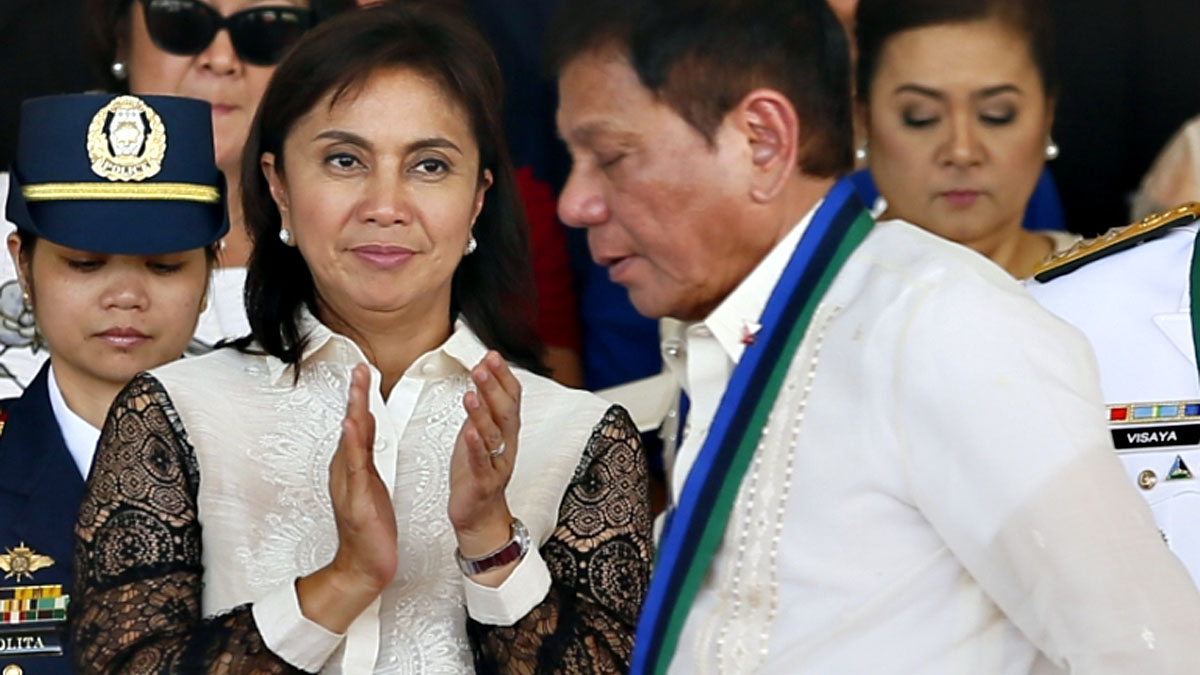 VP Leni Robredo and Pres. Rodrigo Duterte