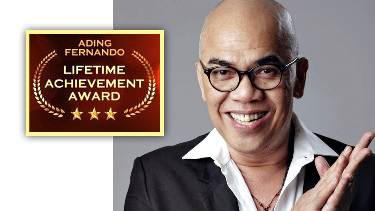 Boy Abunda Ading Fernando Lifetime Achievement Award
