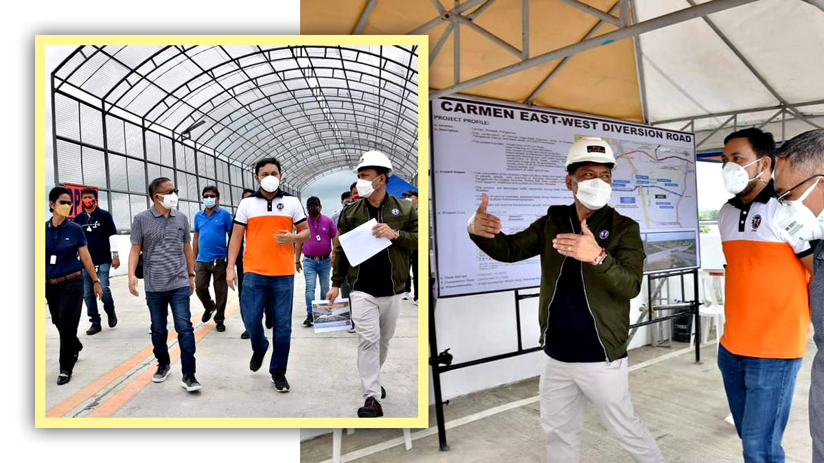 DPWH Mark Villar Carmen East-West Diversion Road
