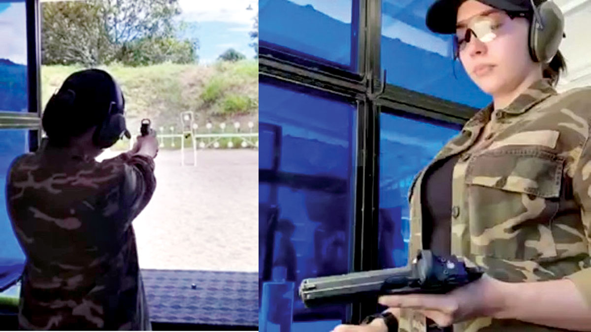 Julia Montes Target shooting