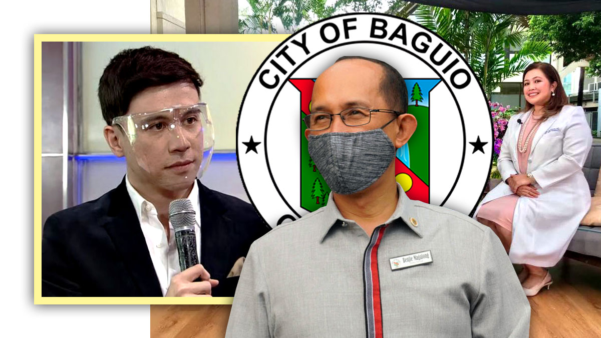 Arjo Atayde, Baguio City Mayor Benjamin Magalong, Dr Claudette Guzman Mangahas