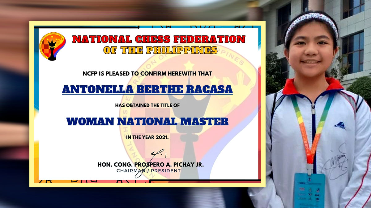 Antonella Berthe Racasa, Woman National Master, Chess