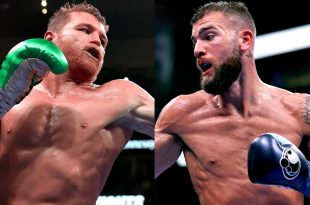 Canelo Alvarez, Caleb Plant