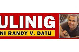 ULINIG ni Randy V. Datu