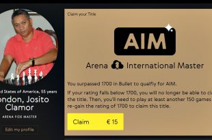 Josito Jojo Clamor Dondon, Arena International Maste