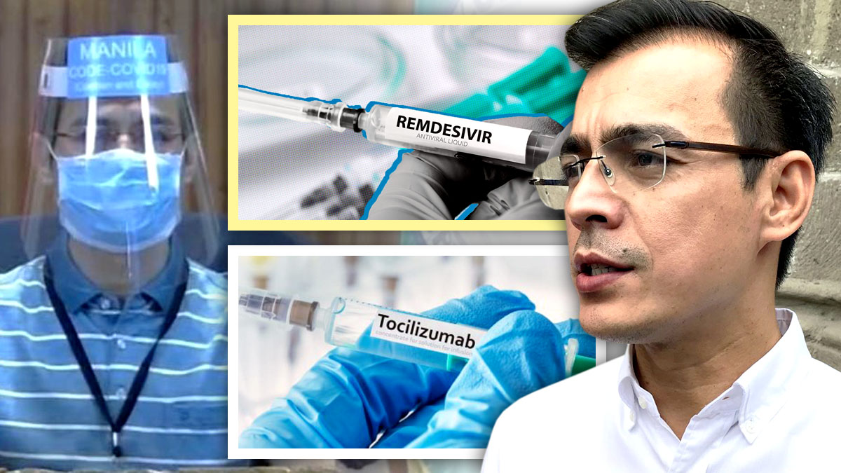 Isko Moreno, Face Shield, Remdesivir, Tocilizumab