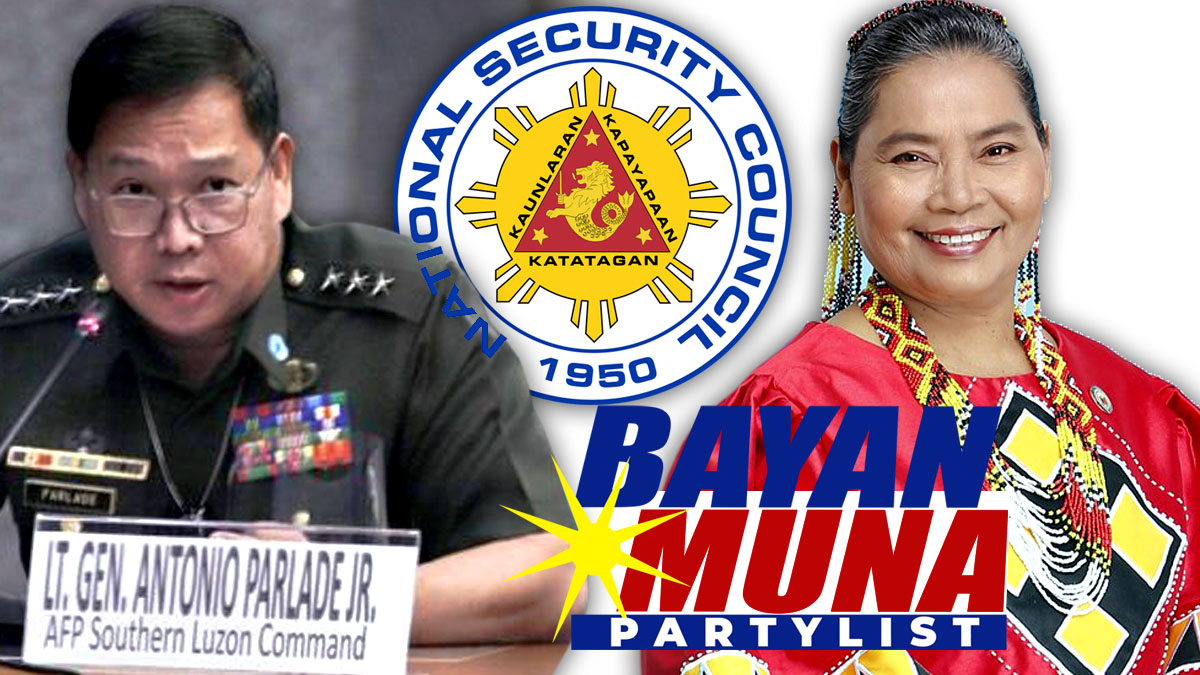 Antonio Parlade Jr, NSC, Eufenia Cullamat, Bayan Muna