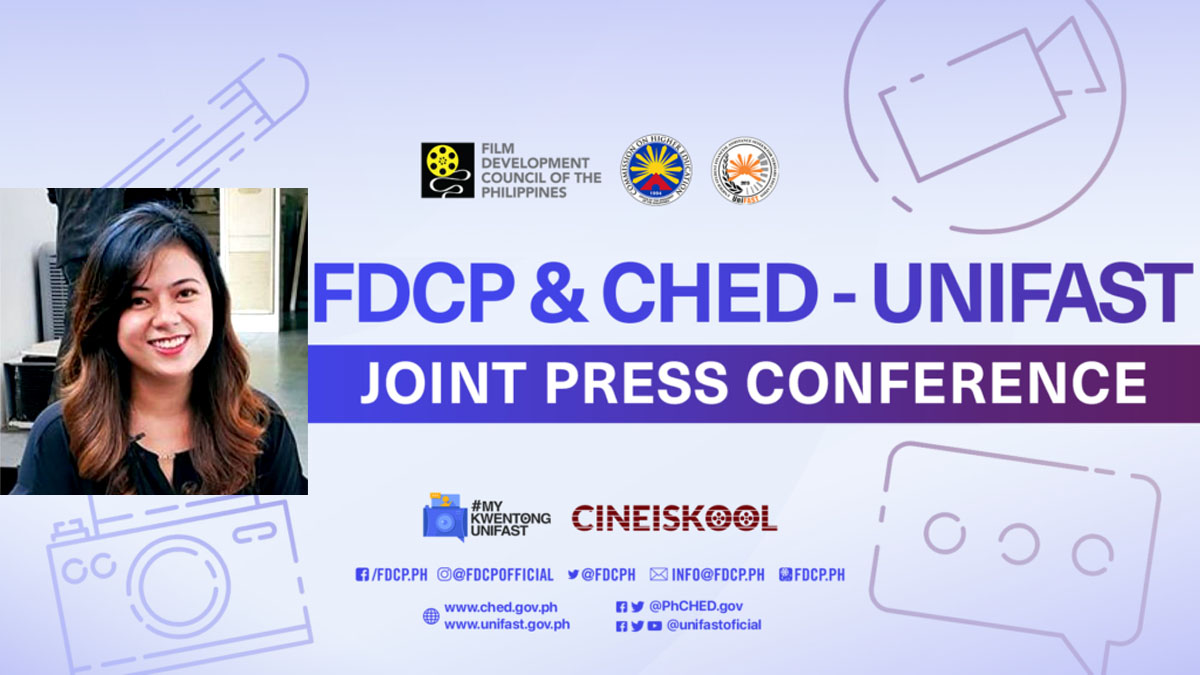 Liza Diño, CineIskool Short Film Lab and Festival, #MyKwentongUniFAST, CHED, UniFAST, FDCP