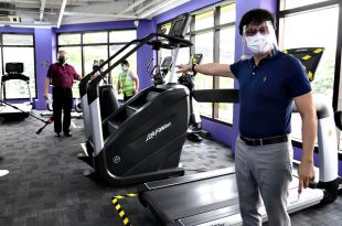 MMDA, Benhur Abalos, Anytime Fitness gym