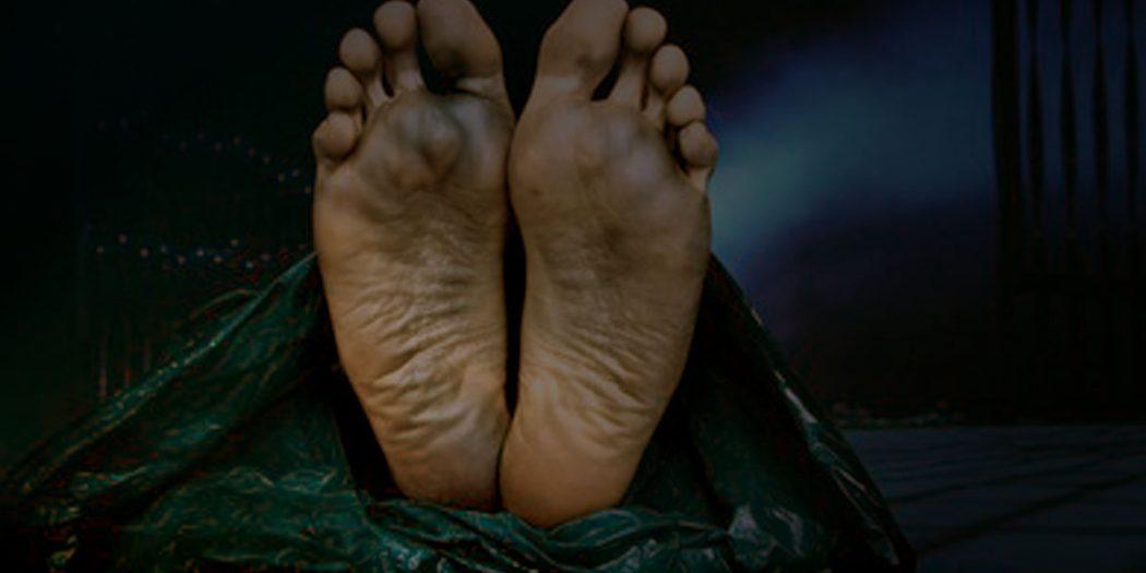 Dead body, feet