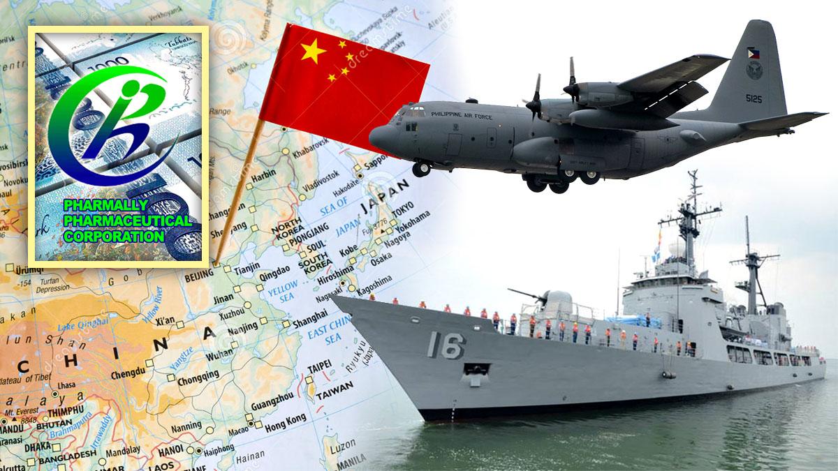 Pharmally, China, C-130, Navy ship