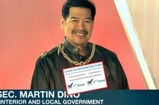Martin Diño, Covid-19 vaccine card
