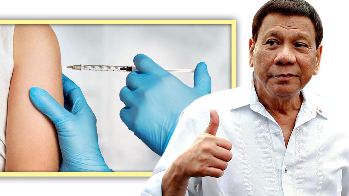 Rodrigo Duterte, Covid-19 Vaccinie