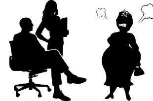 office lady angry woman