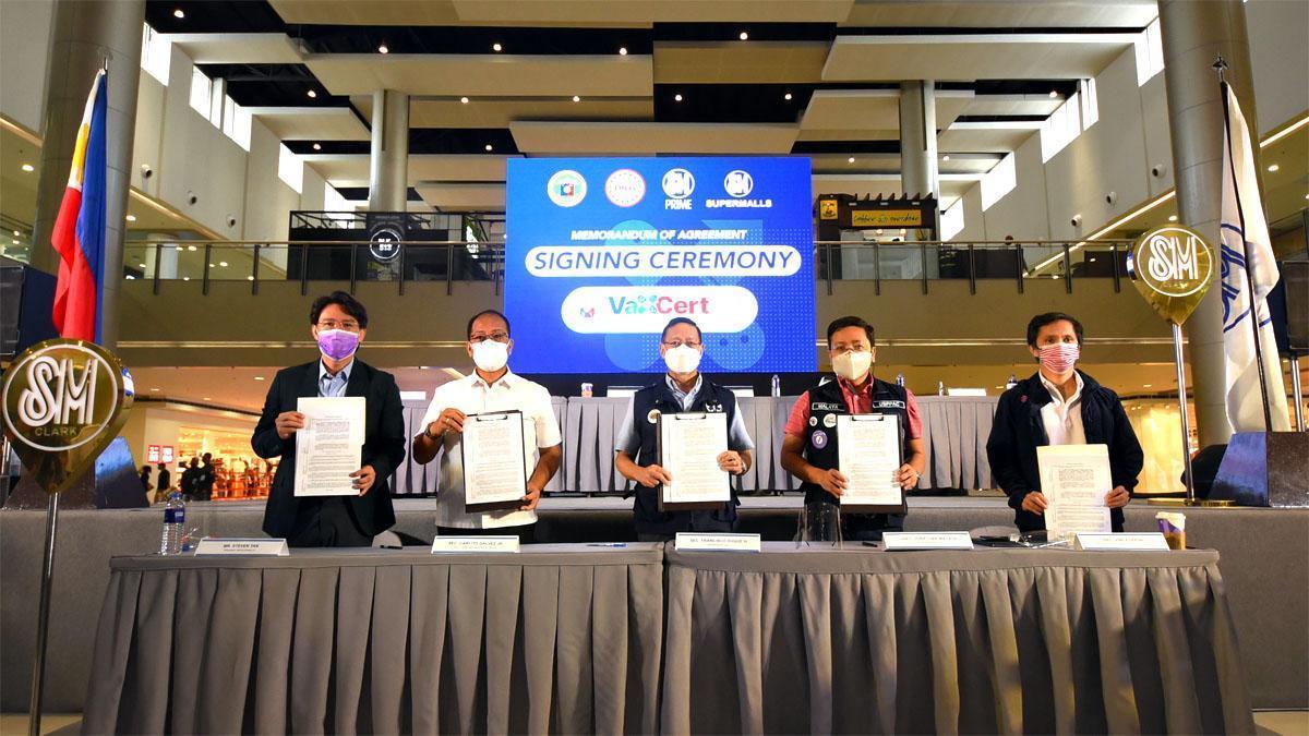 SM Supermalls VAXCERT MOA SIGNING