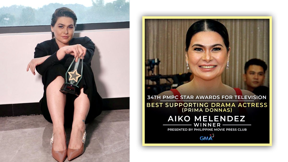 Aiko Best Supporting Actress sa 34th Star Awards for TV