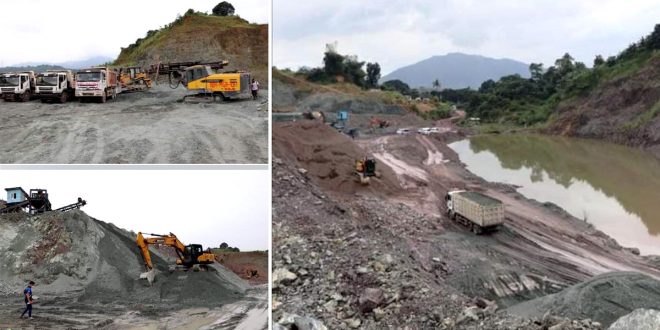 llegal quarrying tuloy pa rin (Raid sa Montalban, moro-moro) Edwin Moreno photo