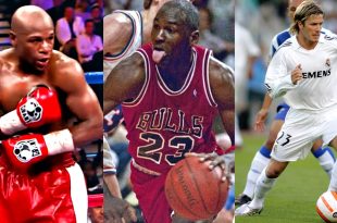 Floyd Mayweather, Michael Jordan, David Beckham
