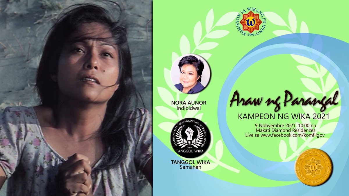 Nora Aunor, KWF Kampeon ng Wika 2021