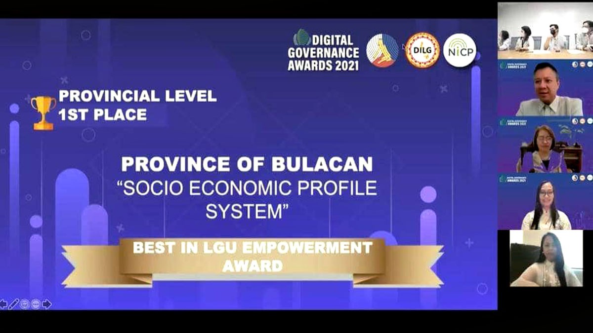 Bulacan, SEPS, Best in LGU Empowerment Award