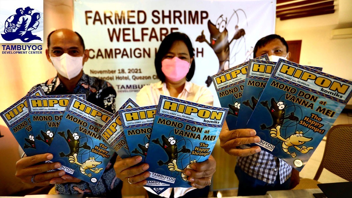 Tambuyog Development Center Farmed shrimp welfare campaign