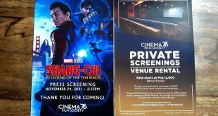 CINEMA 76 Shang-Chi and the Legend of the Ten Rings