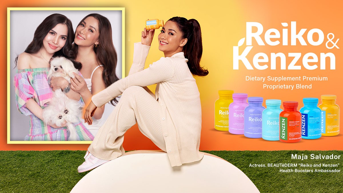 Maja Salvador Rhea Tan Reiko and Kenzen Beautéderm Health Boosters