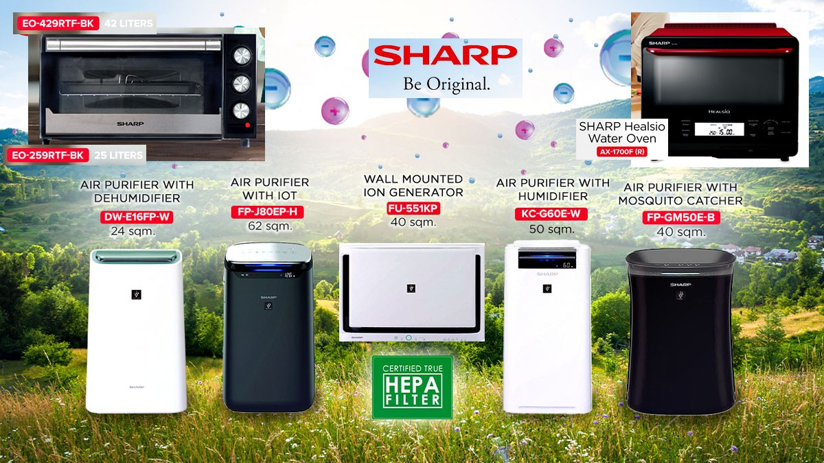 Sharp Air Purifier Dehumidifier Oven Water Oven