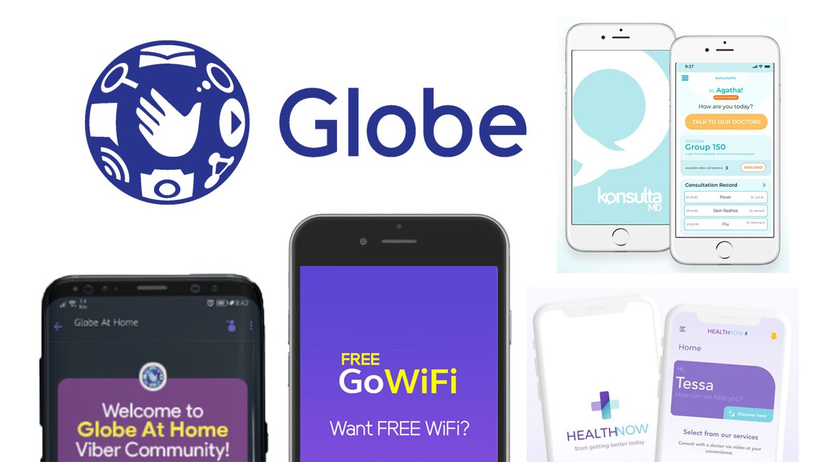Globe At Home Viber community GoWiFi KonsultaMD HealthNow