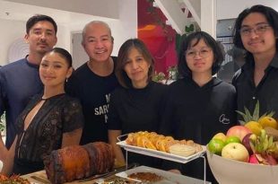 Nadine Lustre Christophe Bariou Family