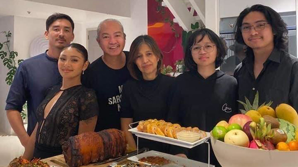Nadine Lustre Christophe Bariou Family