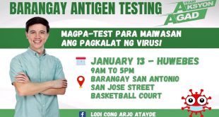 Arjo Atayde Antigen Testing Jan 13