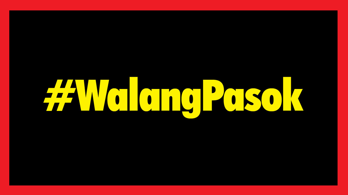 walang pasok