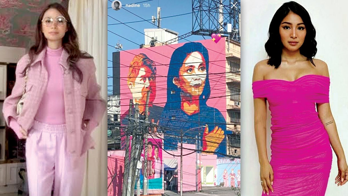 Heart Evangelista Leni Robredo Nadine Lustre