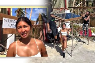 Nadine Lustre help Siargao