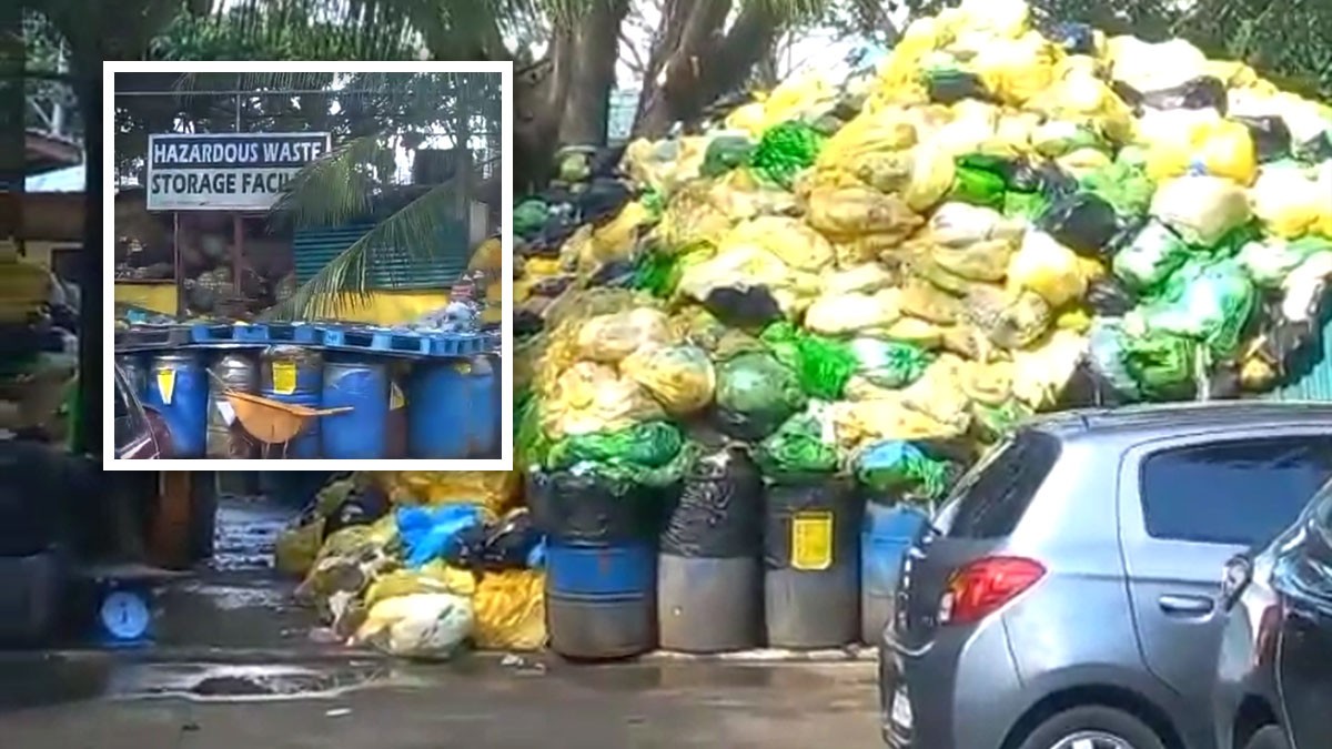 Masangsang na amoy ng tone- toneladang medical waste ng QMC, inirireklamo kay Gov Suarez