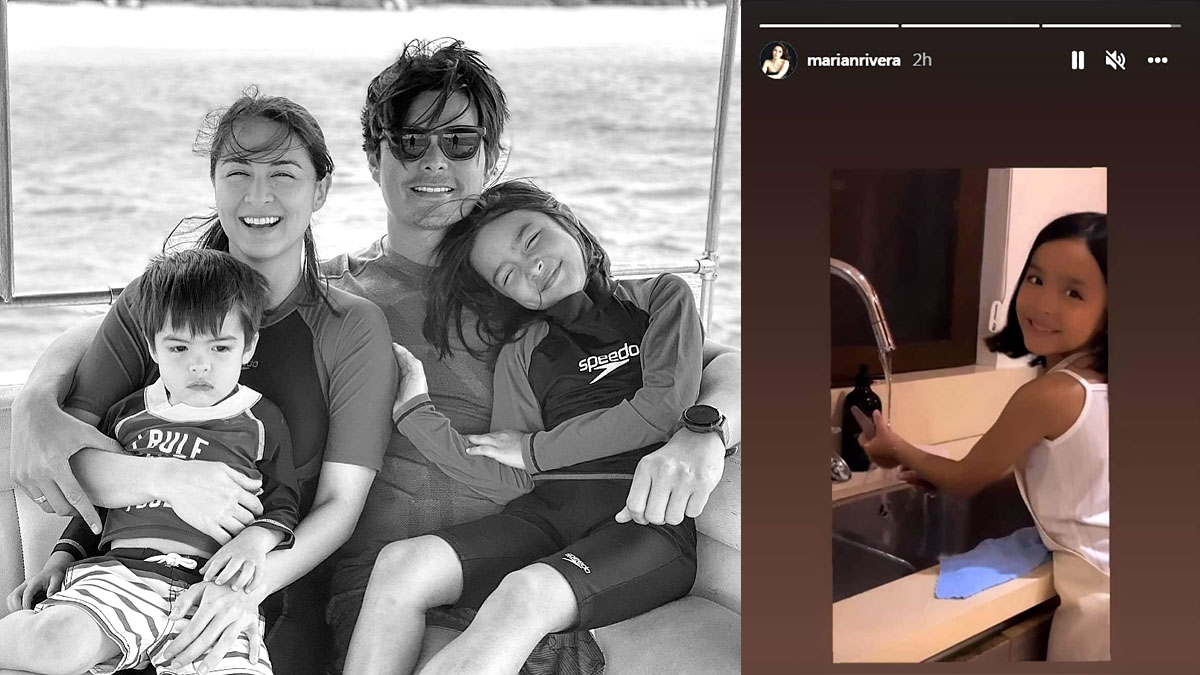 Dingdong Dantes Marian Rivera Zia Dantes Washing