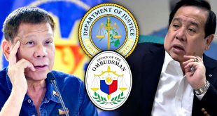 Duterte Gordon DOJ Ombudsman