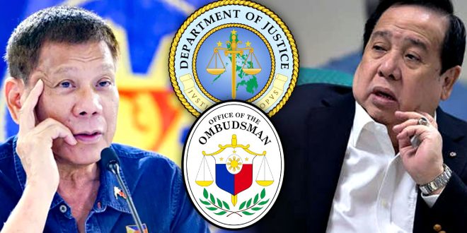 Duterte Gordon DOJ Ombudsman