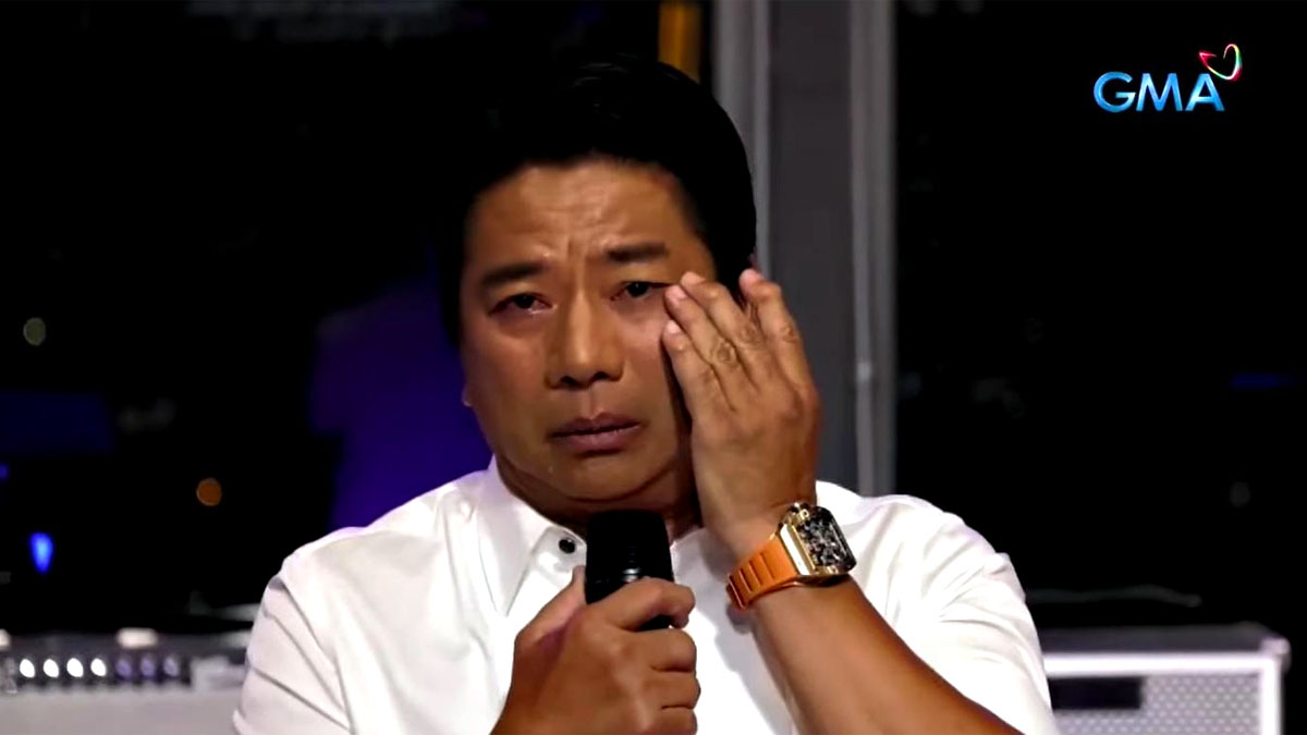 Willie Revillame cry GMA 7