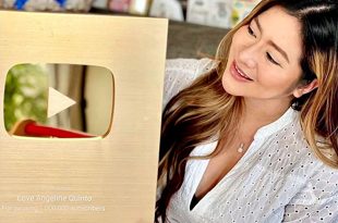Angeline Quinto YouTube Gold Play Button