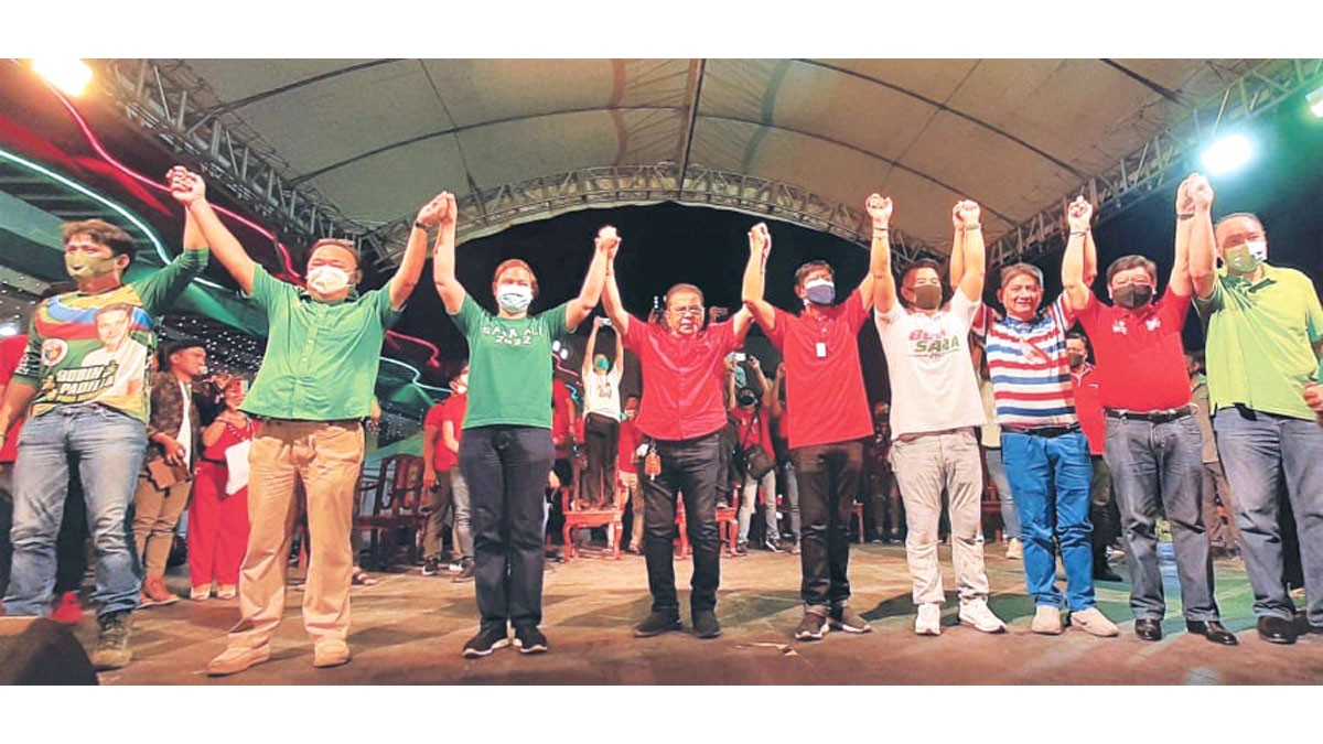 Bongbong Marcos Sara Duterte Ryan Singson Chavit Singson