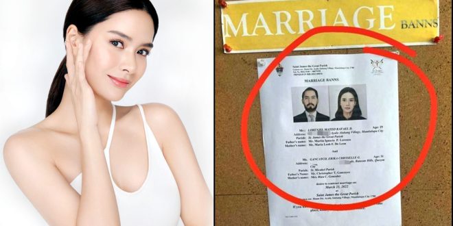 Erich Gonzales Marriage Banns